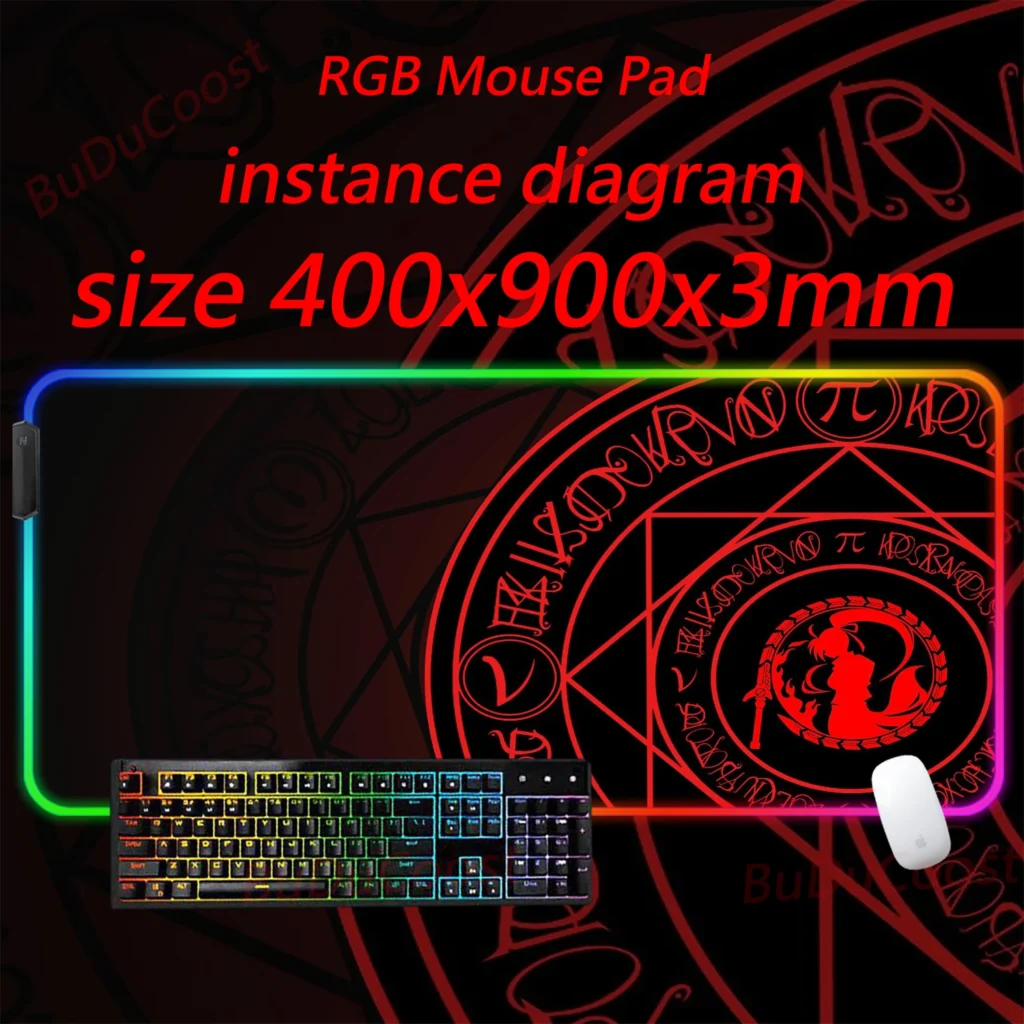 Hellsing Smooth Surface LED Mouse Pad