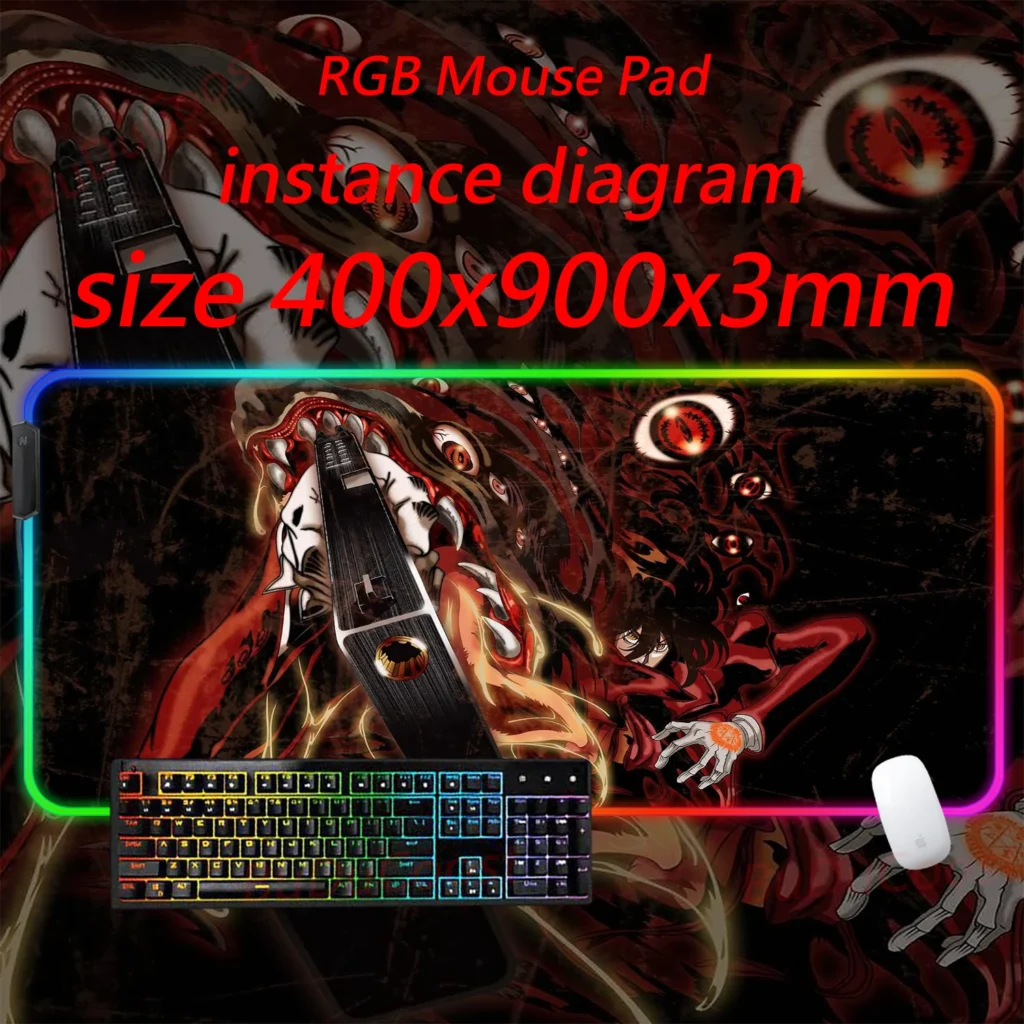 Hellsing Cool Design RGB LED Mouse Pad