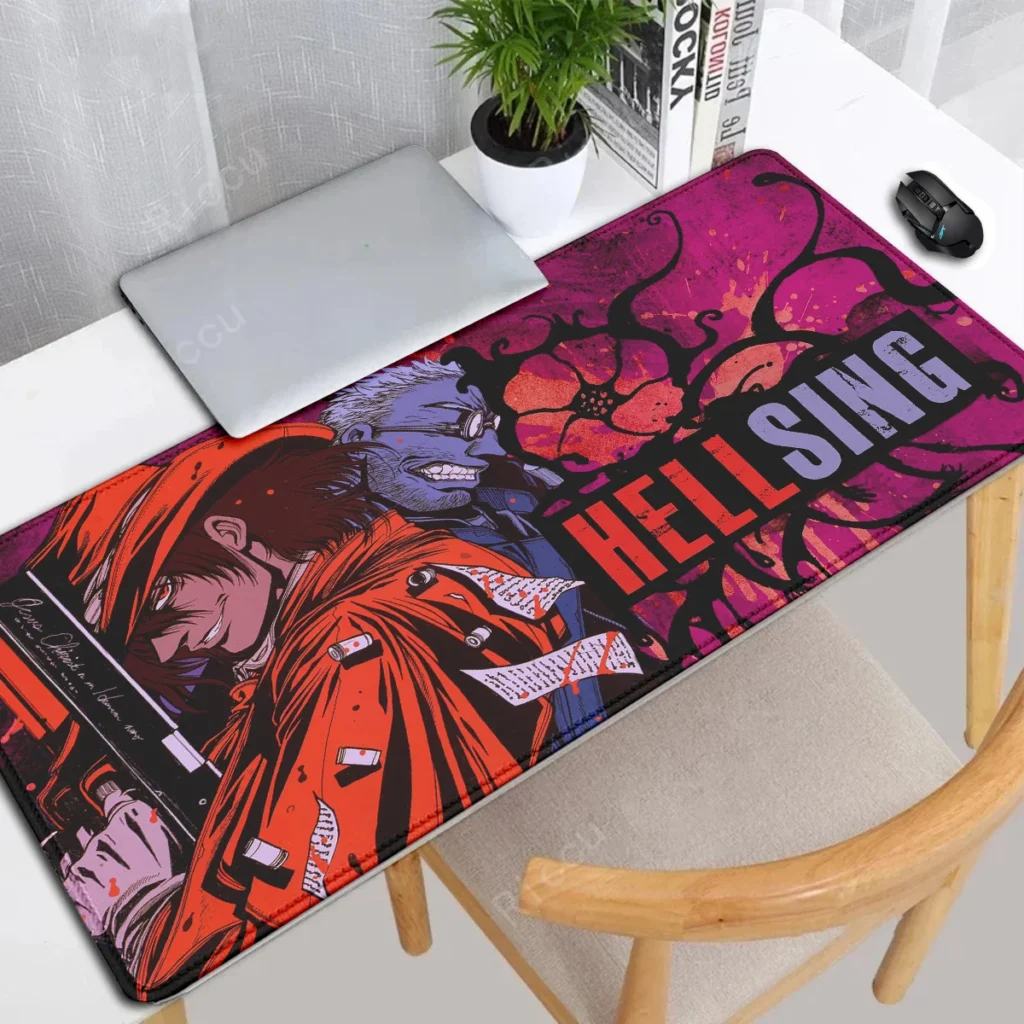 Durable Hellsing Desk Large Mouse Pad