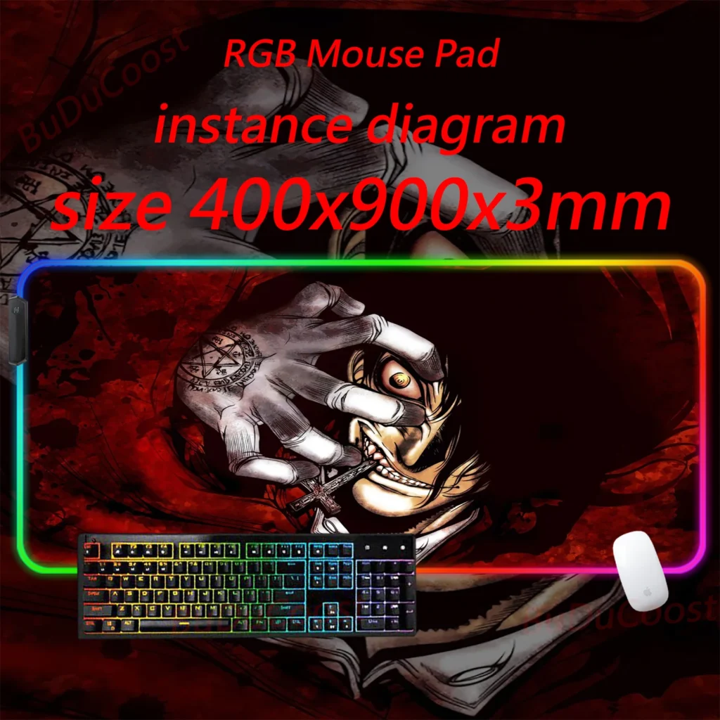 Hellsing Elegant Style LED Mouse Pad