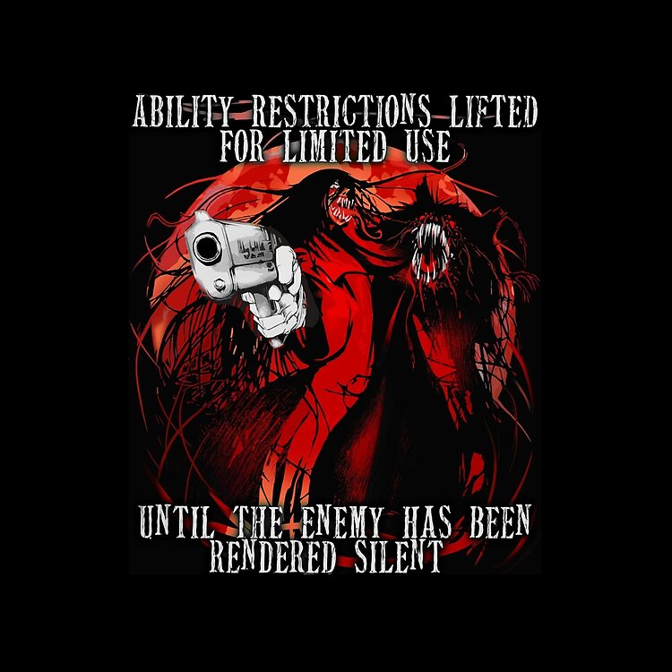Last Rite Hellsing Alucard Dread Silence Tote Bag - Image 2