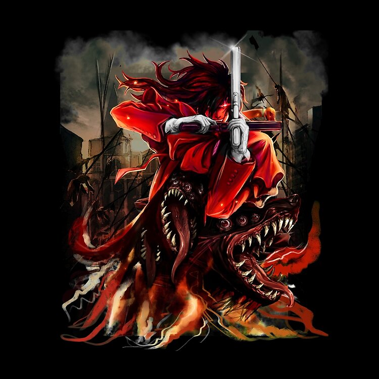 Fallen Bird Hellsing Alucard Hermes Curse Tote Bag - Image 2