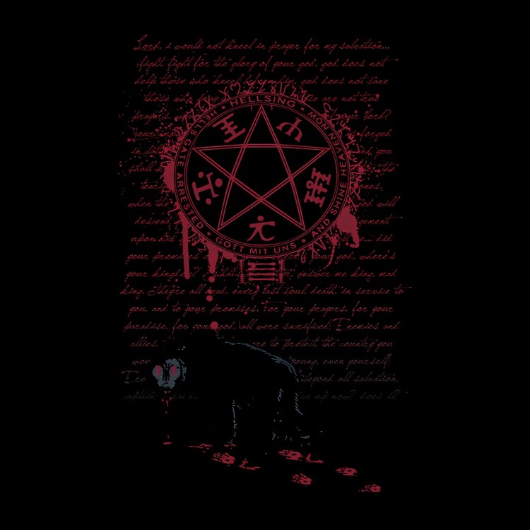 Grim Omen Hellsing Alucard Last Silence Tote Bag - Image 2