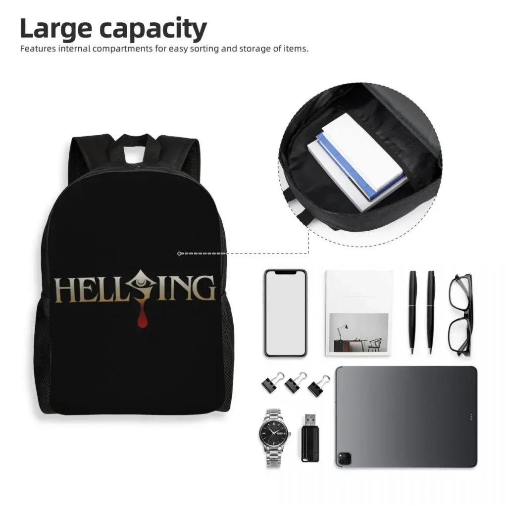 Alucard Hellsing Manga Student Backpack - Image 4
