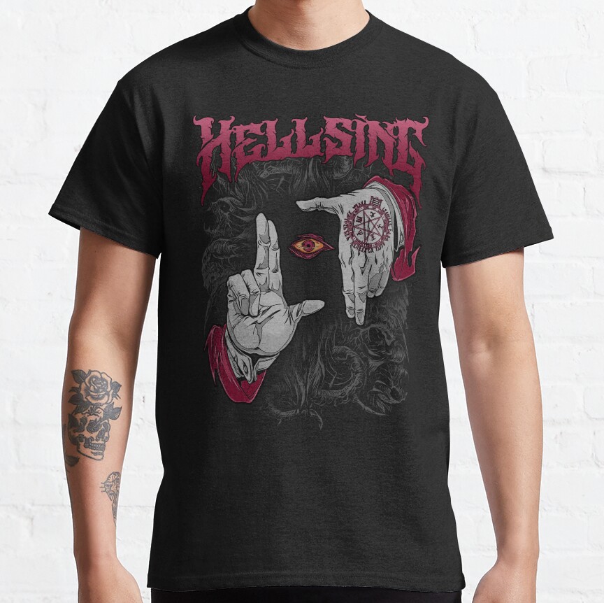 Cursed Fate Hellsing Alucard Grim Legacy T-shirt - Image 3