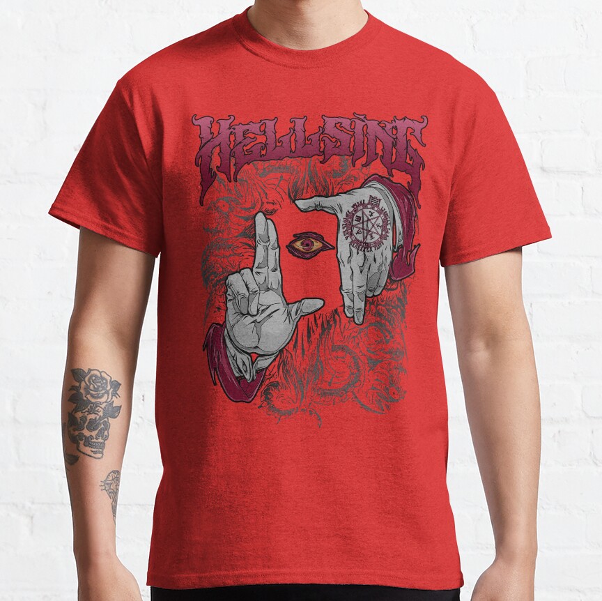 Cursed Fate Hellsing Alucard Grim Legacy T-shirt