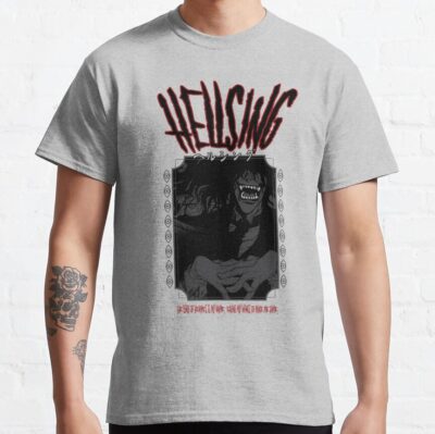 ssrcoclassic teemensheather greyfront altsquare product1000x1000.u1 33 - Hellsing Merch