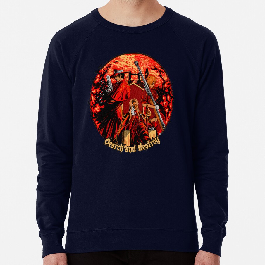 No Mercy Hellsing Alucard Infernal Form Sweatshirt - Image 5