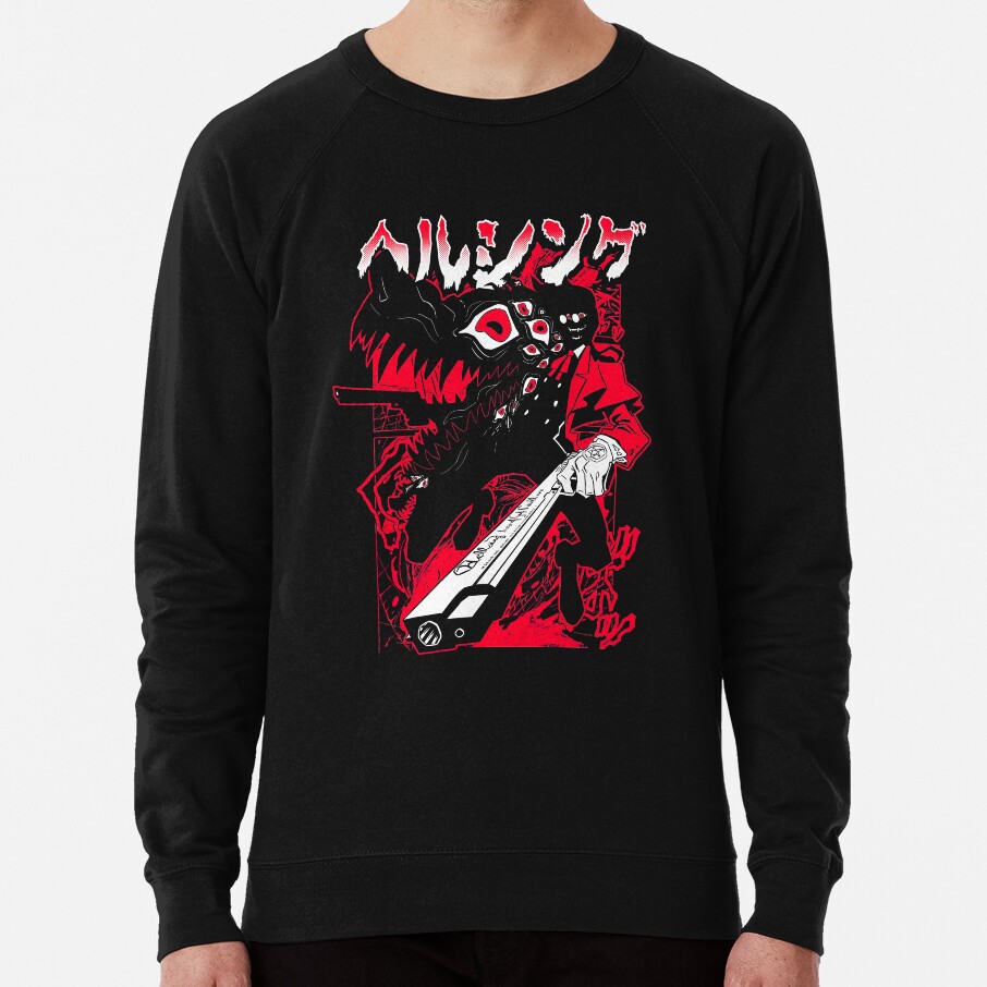 Blood Moon Hellsing Alucard Shadow Form Sweatshirt