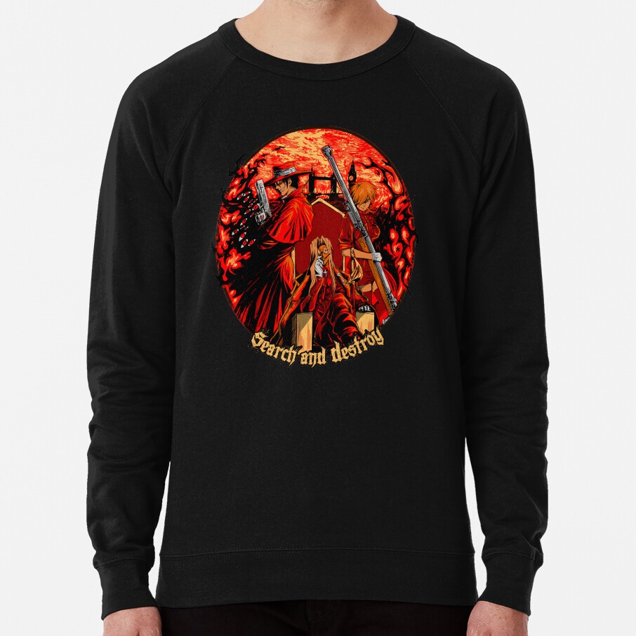 No Mercy Hellsing Alucard Infernal Form Sweatshirt - Image 2