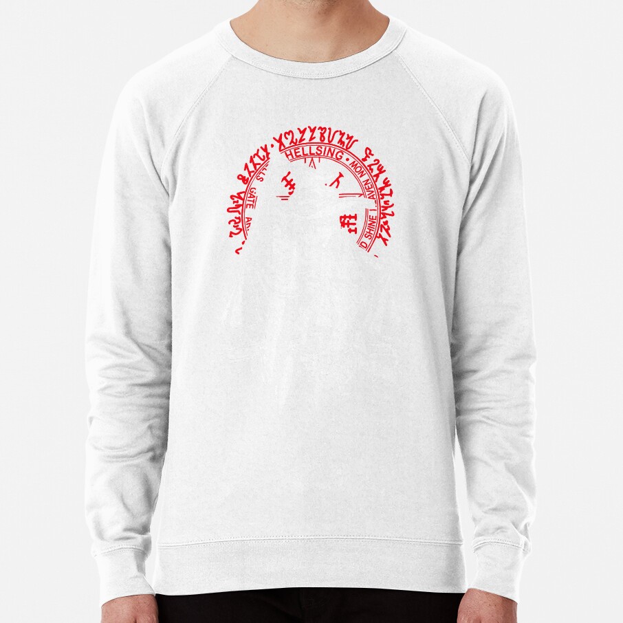 Crimson Cross Hellsing Alucard Battle Mode Sweatshirt - Image 2