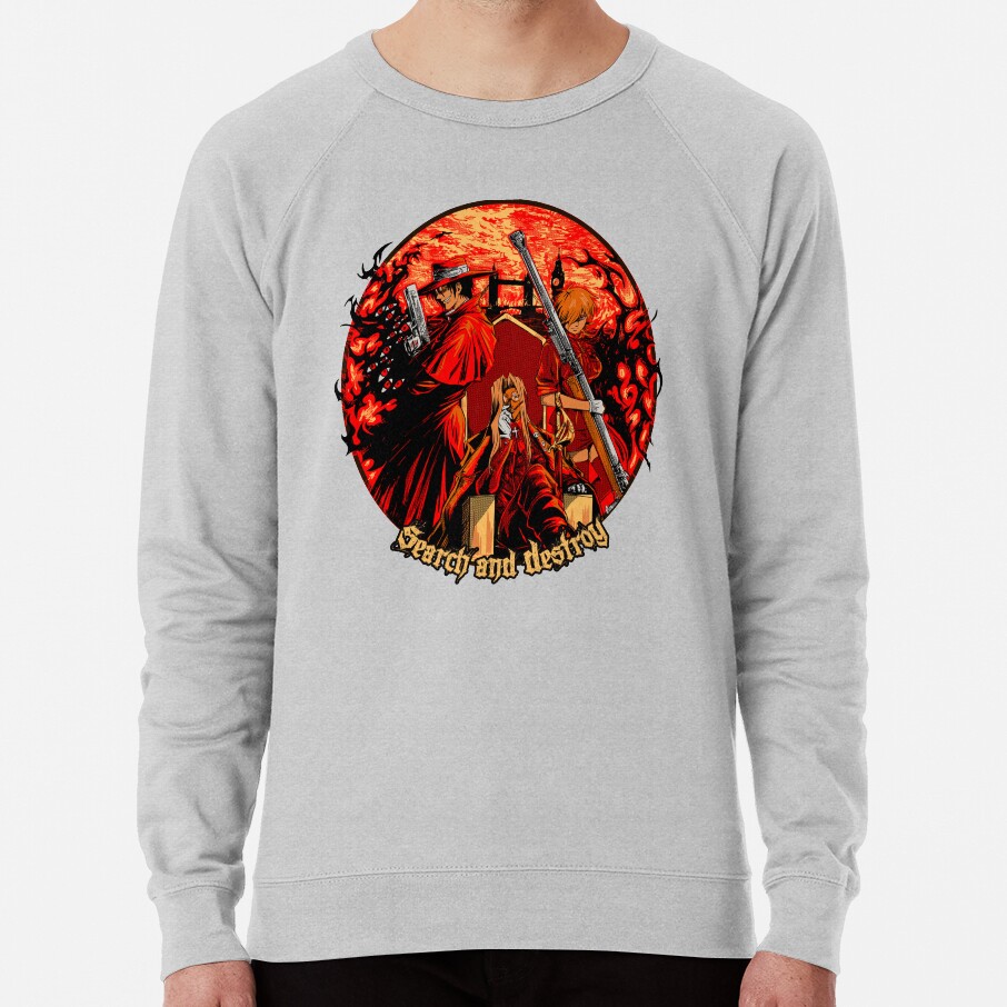 No Mercy Hellsing Alucard Infernal Form Sweatshirt - Image 4