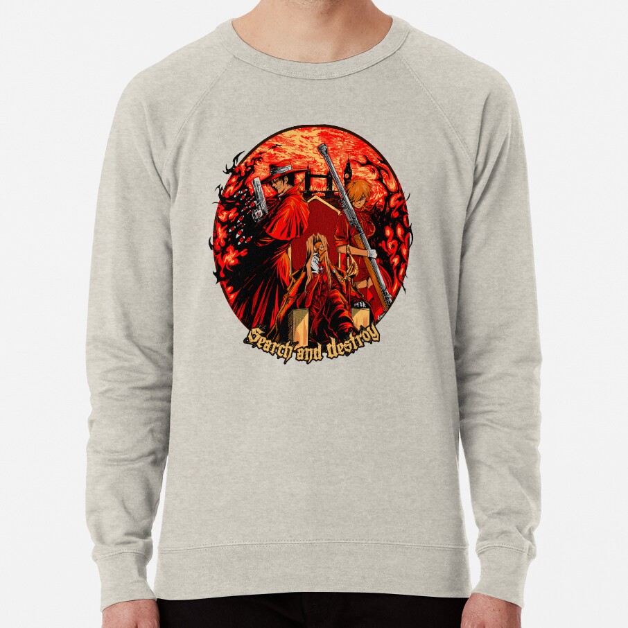 No Mercy Hellsing Alucard Infernal Form Sweatshirt - Image 3