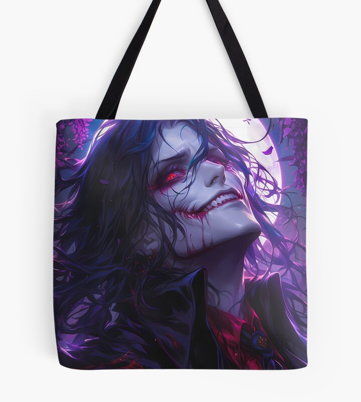 Moonlit Curse Hellsing Alucard Wraith Gaze Tote Bag