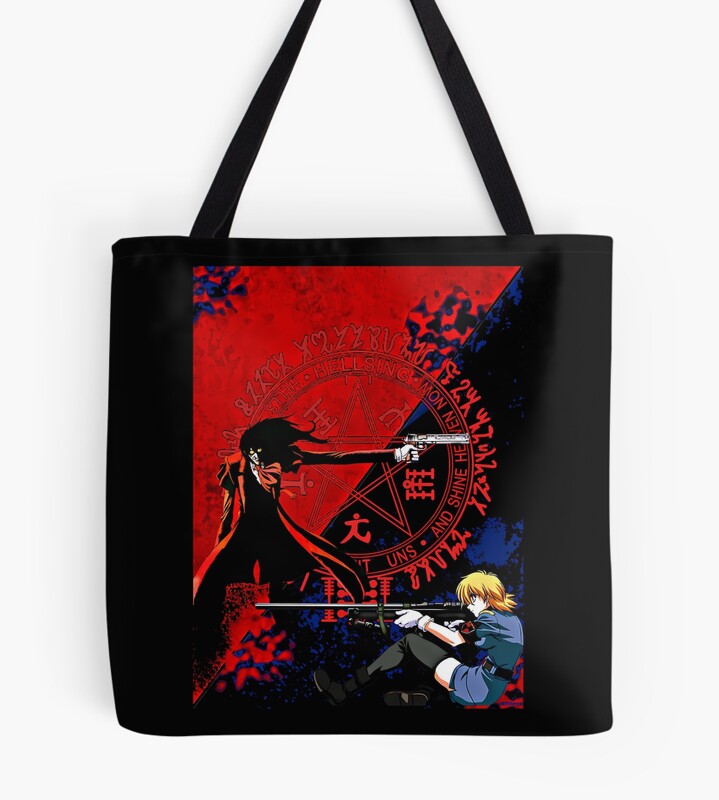 Blackened Sky Hellsing Alucard Last Vow Tote Bag