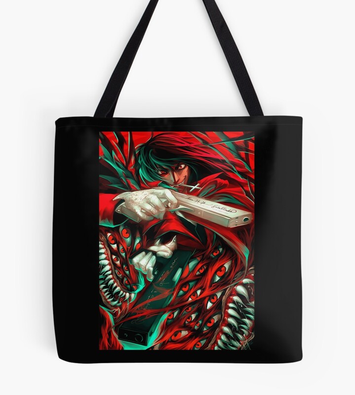 Nocturnal Flame Hellsing Alucard Abyss Call Tote Bag