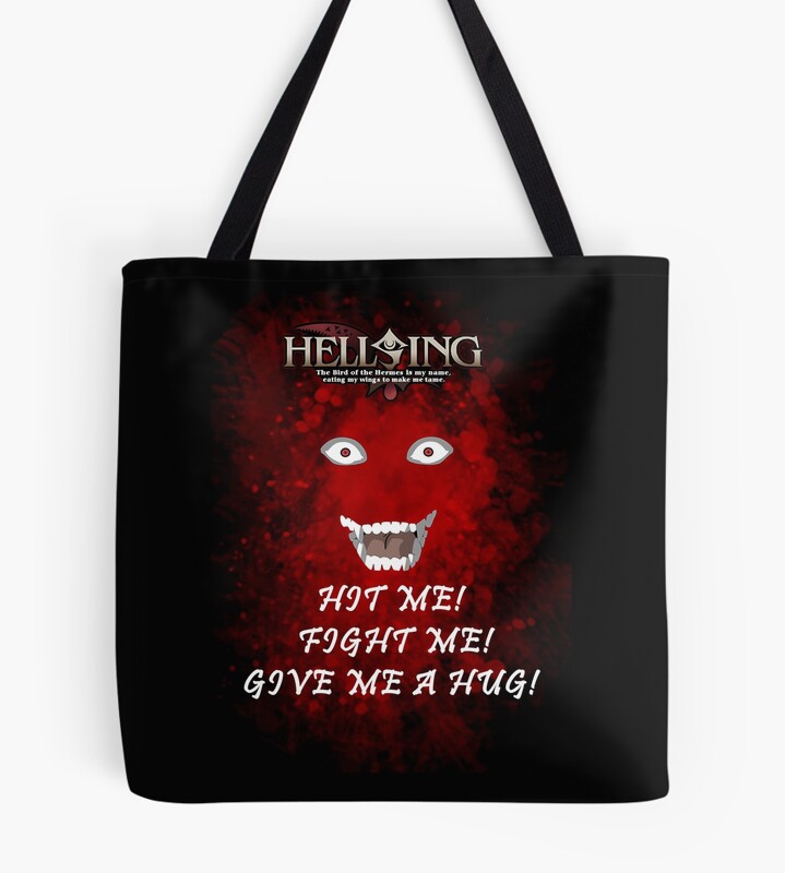Ruthless Cross Hellsing Alucard Shadow March Tote Bag