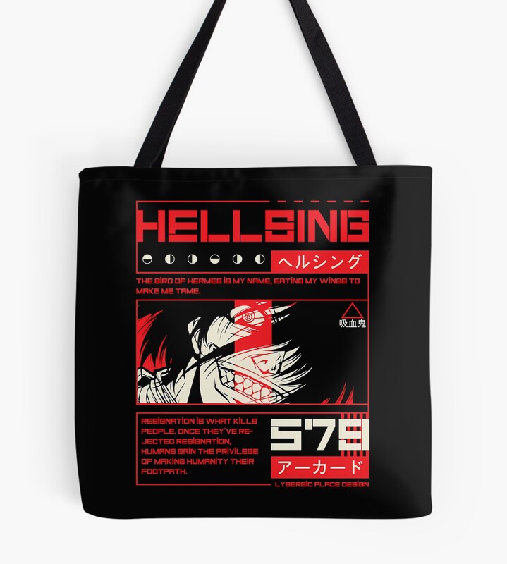 Revenant King Hellsing Alucard Crimson Howl Tote Bag