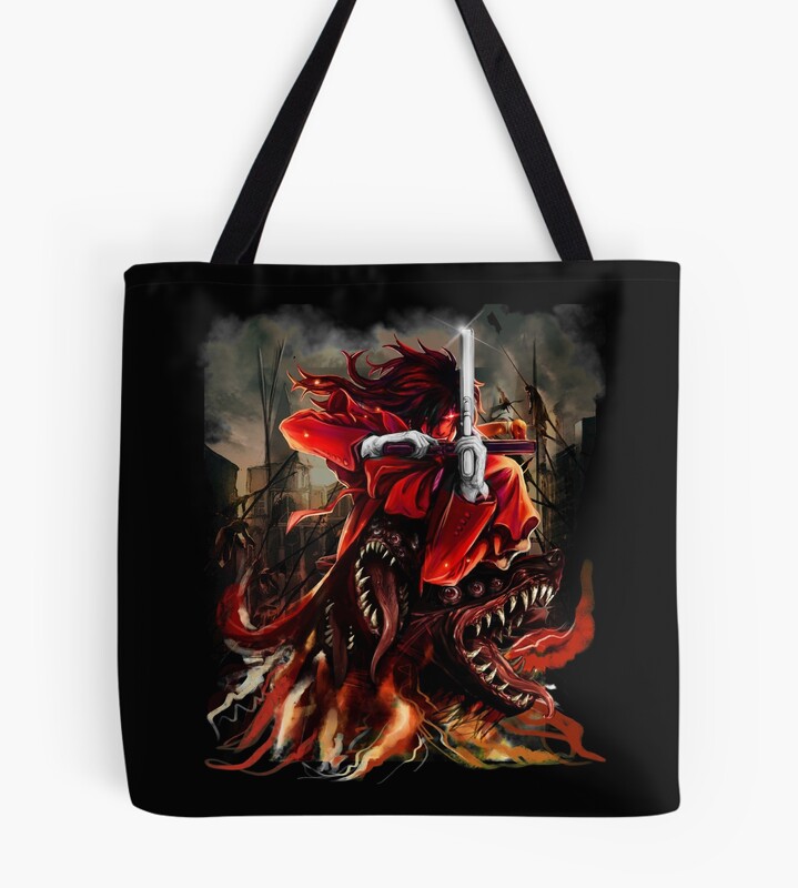 Fallen Bird Hellsing Alucard Hermes Curse Tote Bag