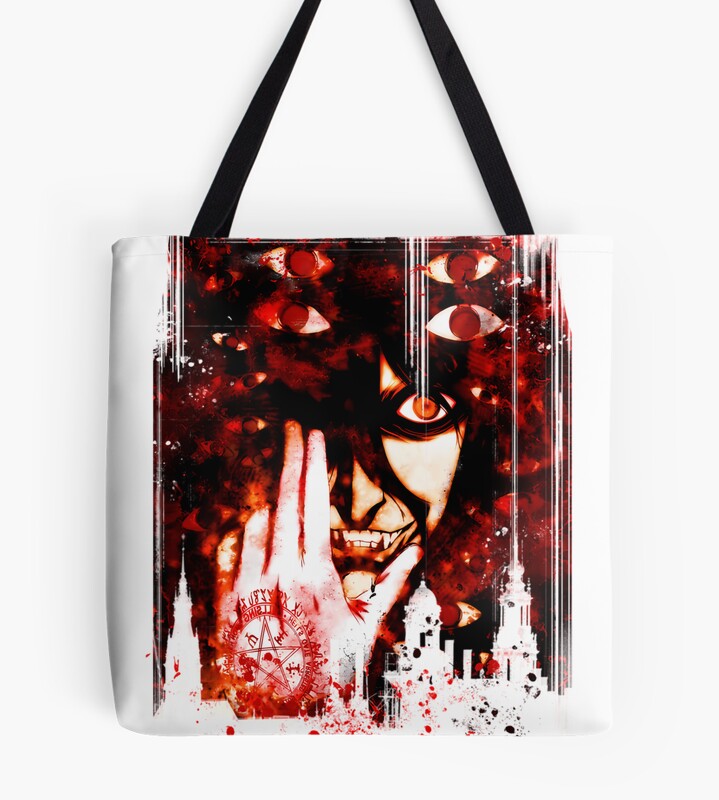 Graveborn Hellsing Alucard Crimson Nightfall Tote Bag