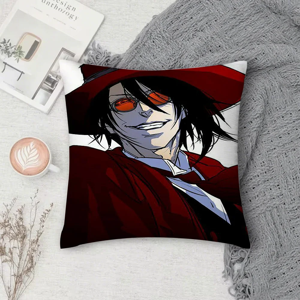 Durable Fabric Hellsing Throw Pillow
