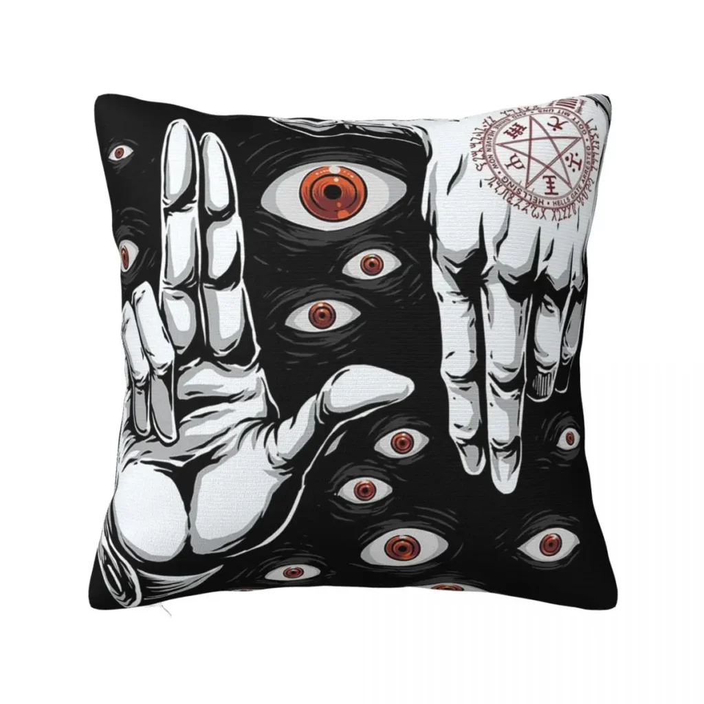 Hellsing Horror Inspired Throw Pillow