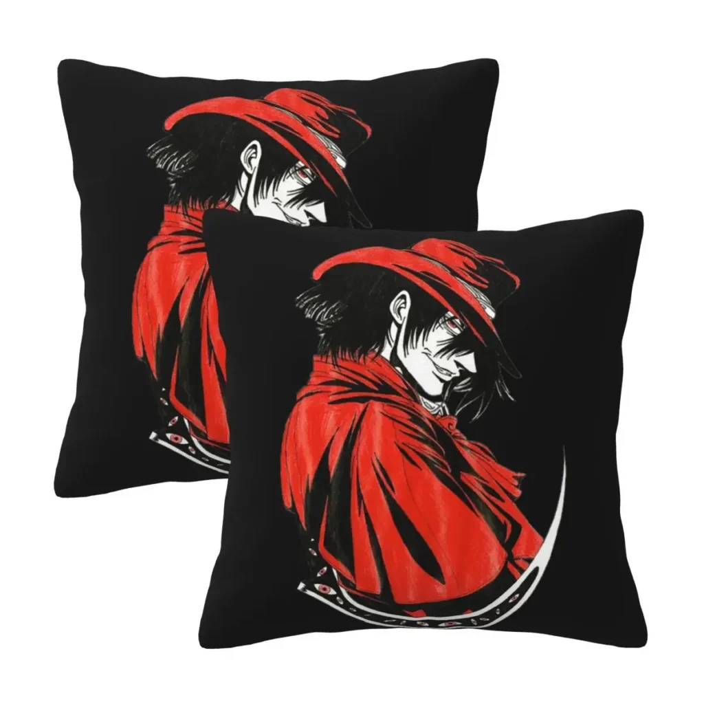 Hellsing Anti-Slip Throw Pillow Cover