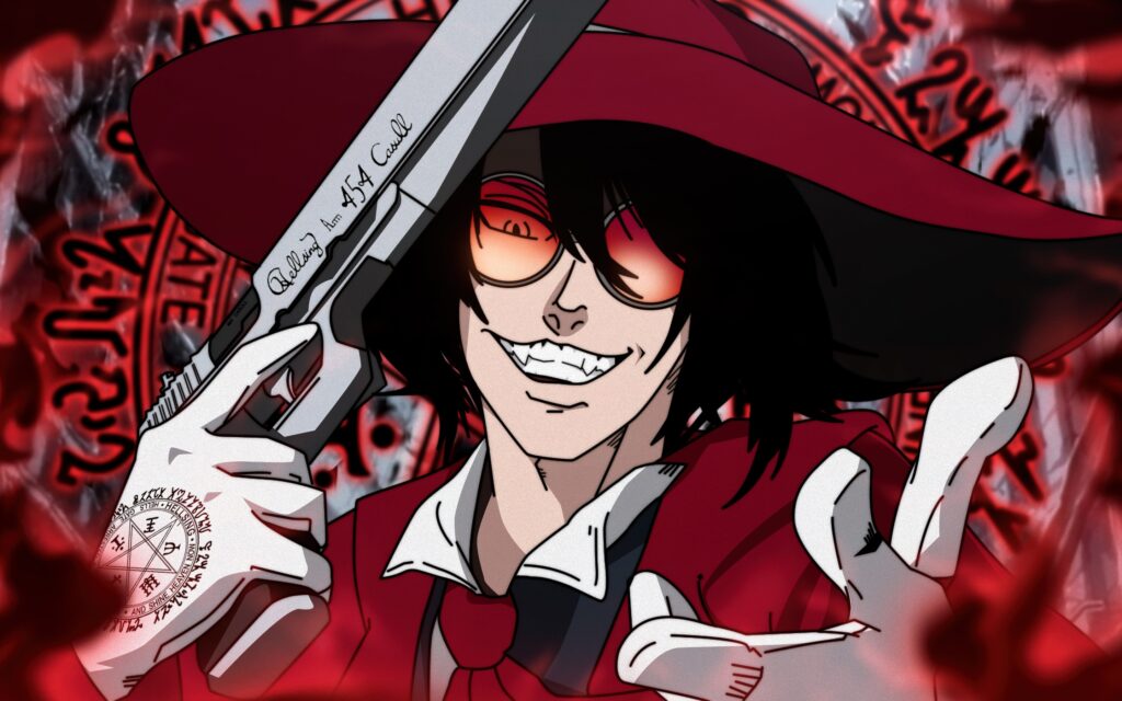 alucard fan art 2880x1800 16499 - Hellsing Merch