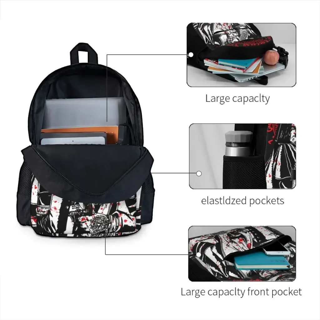 Alucard Hellsing Manga Study Backpacks - Image 3