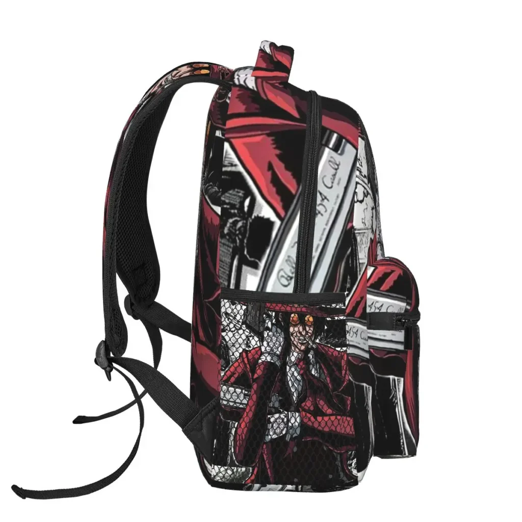 Alucard Hellsing Manga Large Backpacks - Image 3