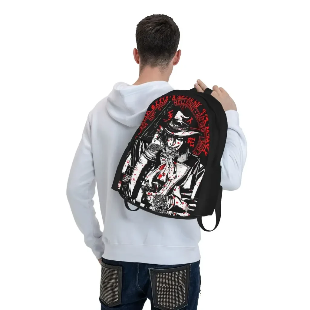 Alucard Hellsing Manga Study Backpacks - Image 5