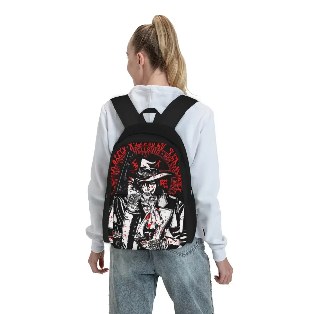 Alucard Hellsing Manga Study Backpacks - Image 4